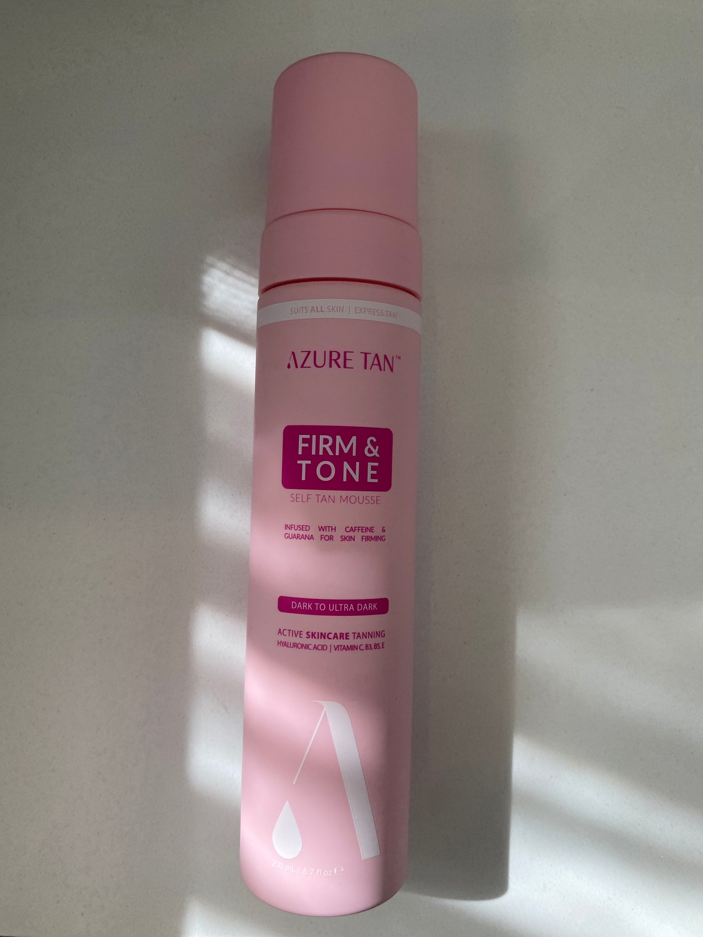 AZURE Self Tan Mousse ? Firm & Tone ? Dark To Ultra Dark