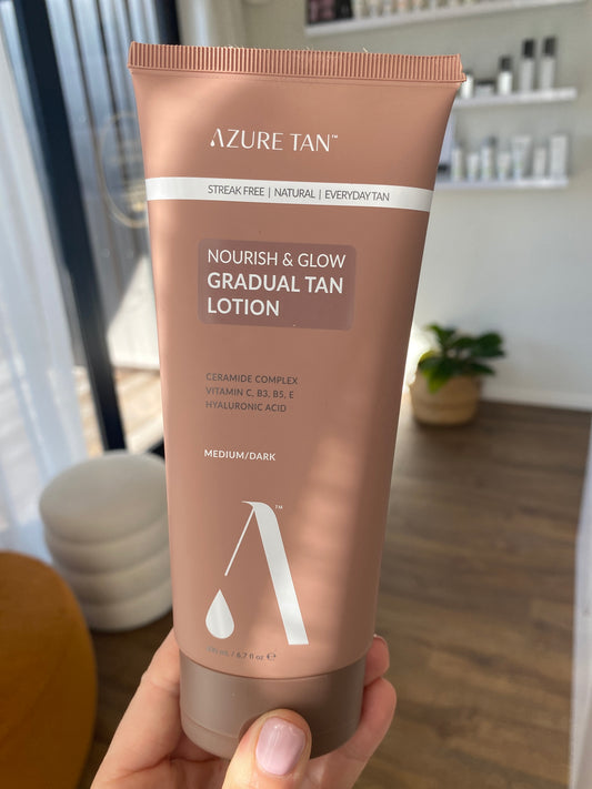 AZURE Nourish & Glow Gradual Tan Lotion ? Medium/Dark